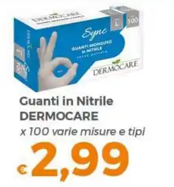 Tocal Guanti in Nitrile DERMOCARE offerta