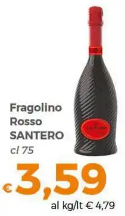 Tocal Fragolino Rosso Santero offerta