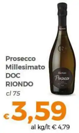 Tocal Prosecco Millesimato DOC Riondo offerta