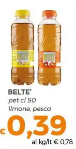 Tocal Belte' pet cl 50 limone, pesca offerta