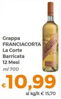 Tocal Grappa Franciacorta La Corte Barricata offerta