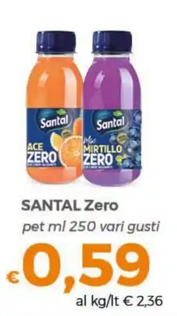 Tocal Santal Zero offerta