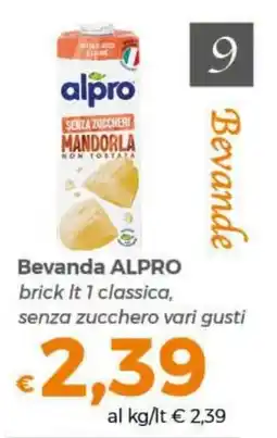 Tocal Beveranda ALPRO offerta