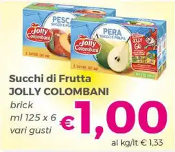 Tocal Succhi di Frutta Jolly Colombani offerta