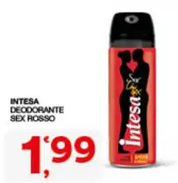 Quick Sisa Intesa deodorante sex rosso offerta