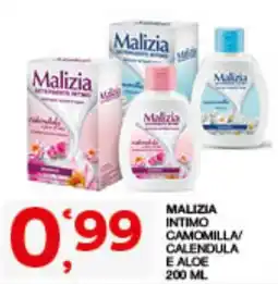 Quick Sisa Malizia intimo camomilla/ calendula e aloe offerta