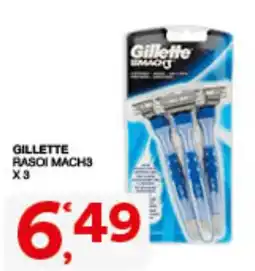 Quick Sisa Gillette Rasoi Mach3 offerta