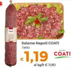 Tocal Salame Napoli Coati offerta