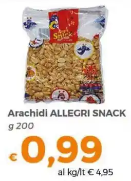 Tocal Arachidi Allegri Snack offerta