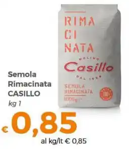 Tocal Semola Rimacinata Casillo offerta