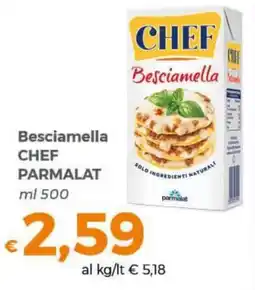 Tocal Besciamella CHEF Parmalat offerta