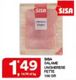 Quick Sisa SISA Salame Ungherese Fette offerta