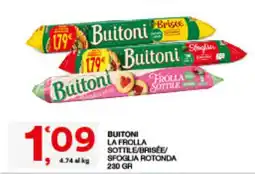 Quick Sisa Buitoni la frolla sottile offerta
