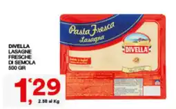 Quick Sisa Pasta Fresca Lasagna Divella offerta