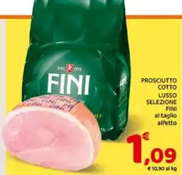 Conad City Prosciutto cotto lusso selezione Fini offerta