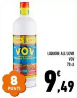 Conad City Liquore all'uovo VOV offerta