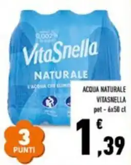Conad City Acqua naturale Vitasnella offerta