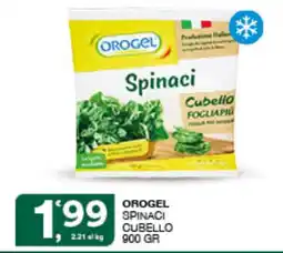 Quick Sisa Orogel spinaci cubello offerta