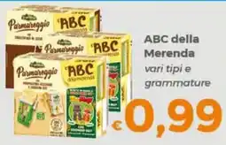Tocal ABC della merenda Parmareggio offerta