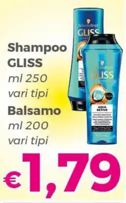 Tocal Shampoo GLISS offerta