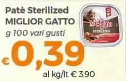 Tocal Paté Sterilized Miglior Gatto offerta