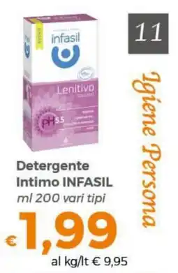 Tocal Detergente Intimo INFASIL offerta