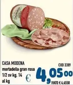 Del Prete Distribuzioni Casa Modena mortadella gran rosa offerta