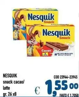 Del Prete Distribuzioni Nesquik snack cacao offerta