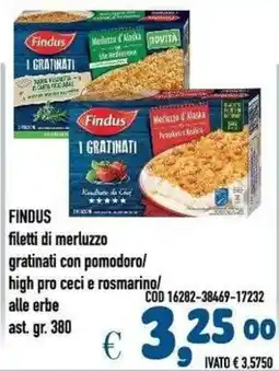 Del Prete Distribuzioni Findus filetti di merluzzo gratinati offerta