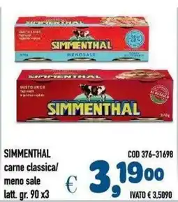 Del Prete Distribuzioni Simmenthal carne classica meno sale offerta