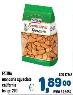 Del Prete Distribuzioni Fatina mandorle sgusciate california offerta