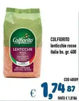 Del Prete Distribuzioni Colfiorito lenticchie rosse offerta