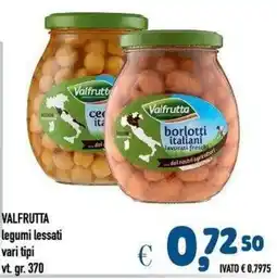 Del Prete Distribuzioni Valfrutta legumi lessati offerta