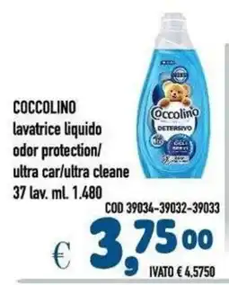 Del Prete Distribuzioni Coccolino lavatrice liquido offerta