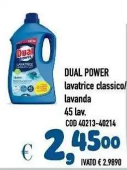 Del Prete Distribuzioni Dual Power lavatrice classico/lavanda offerta