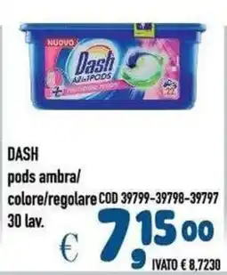 Del Prete Distribuzioni Dash pods ambra offerta