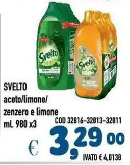Del Prete Distribuzioni Svelto acetolimone zenzero e limone offerta