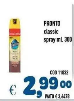Del Prete Distribuzioni Pronto classic spray offerta