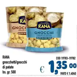 Del Prete Distribuzioni RANA gnocchetti/gnocchi di patate offerta