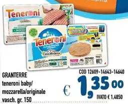 Del Prete Distribuzioni Teneroni baby/ mozzarella/originale offerta