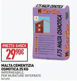 Ottimax Malta cementizia osmotica CarCal offerta