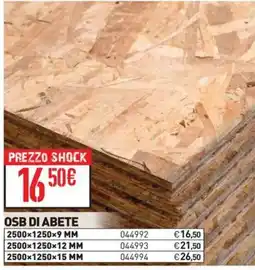 Ottimax OSB di abete offerta