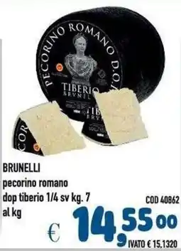 Del Prete Distribuzioni Pecorino romano dop tiberio offerta