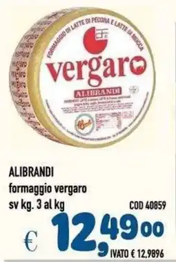 Del Prete Distribuzioni Formaggio vergaro Alibrandi offerta