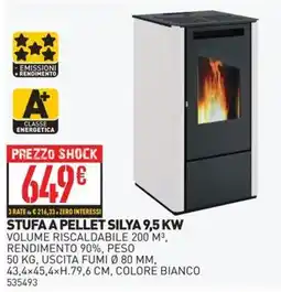 Ottimax Stufa a pellet Silya offerta
