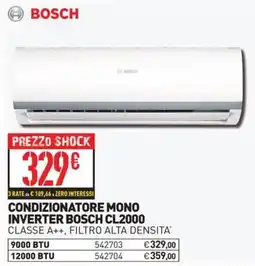 Ottimax Condizionatore mono inverter Bosch CL2000 offerta