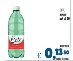 Del Prete Distribuzioni Lete acqua offerta