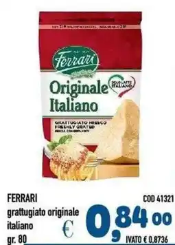 Del Prete Distribuzioni Ferrari grattugiato originale italiano offerta