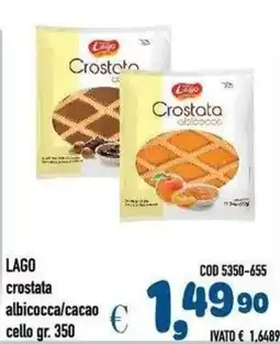 Del Prete Distribuzioni Lago crostata albicocca/cacao offerta