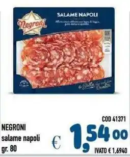 Del Prete Distribuzioni Negroni salame napoli offerta